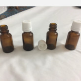 شیشه 20 سی سی قهوه ای قطره چکان دار