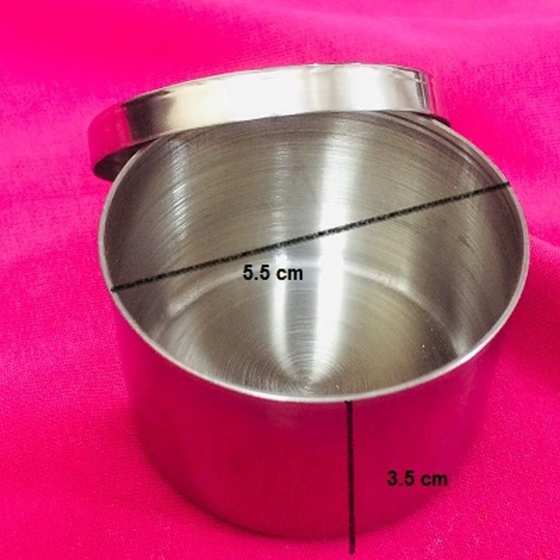 قوطی نمونه برداری آزمایشگاهی  (ظروف تعیین درصد رطوبت) استیل
