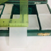 کووت آزمایشگاهی شیشه ای خارجی عرض 3 سانت