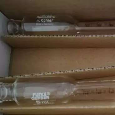 بوتیریمتر شیر 8  درصد فانک ژربر المان لبنیات بدون درب 5ml